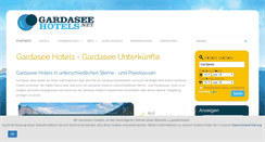 Desktop Screenshot of gardasee-hotels.net