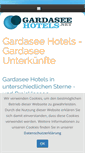 Mobile Screenshot of gardasee-hotels.net