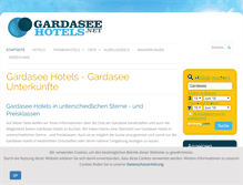 Tablet Screenshot of gardasee-hotels.net