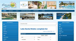 Desktop Screenshot of gardasee-hotels.com